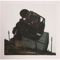 James Torlakson, Asleep at the Wheel, Aquatint Etching