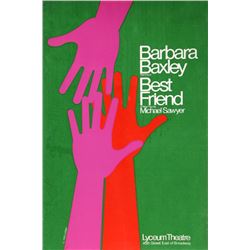 Gilbert Lesser, Best Friend at Lyceum Theater, Poster