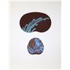 Image 3 : Sven Lukin, Sea Forms, Lot of 3 Silkscreens