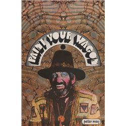 Peter Max, Paint Your Wagon (Clown), Poster on Foil