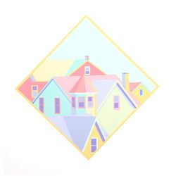 John Civitello, Rooftops, Silkscreen