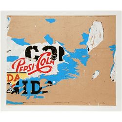 Mimmo Rotella, Pepsi, Serigraph