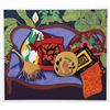 Image 1 : Hunt Slonem, Purple Couch, Serigraph