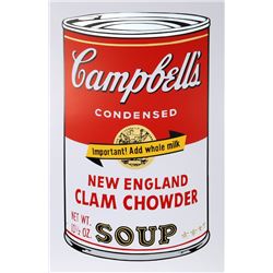 Andy Warhol, Campbell's Soup II: Clam Chowder, Serigraph Sunday B Morning