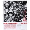 Image 1 : James Romberger and Marguerite Van Cook, We're Concerned Are You, Silkscreen