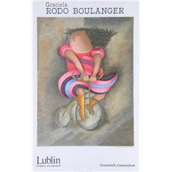 Graciela Rodo Boulanger, Lublin - Girl on Bicycle, Poster