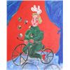 Image 1 : Benjamin Levy, Juggling on a Bicycle, Oil Painting