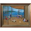 Image 1 : Mollie Simon, The Boat Ride, Oil Painting