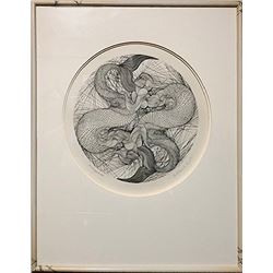 Guillaume Azoulay, Pisces, Etching