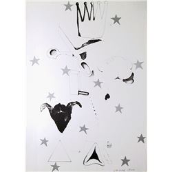 Jim Dine, Crown, Scissors, Triangle, Poster