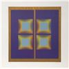 Image 1 : Syl Labrot, Geometric Op-Art Screenprint