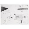 Image 1 : Elise Hughes-Yaworsky, Abstract in Black and White, Etching with Chine Colle