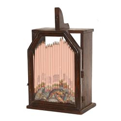 Arman, Pencils in a Wood Box, Mixed Media Sculpture
