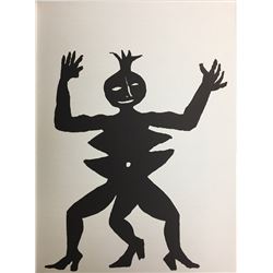 Alexander Calder, Acrobat in Heels from Derriere le Miroir, Lithograph