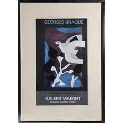 Georges Braque, Dernier Messages at Galerie Maeght, Lithograph Poster