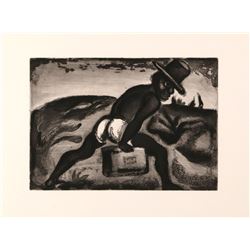 Georges Rouault, Le Noir Libere from Le Reincarnations du Pere Ubu, Aquatint