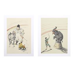 Henri de Toulouse-Lautrec, The Circus, Lot of 2 Lithographs