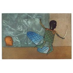 Saint Clair Cemin, Untitled, Aquatint Etching