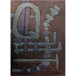 Hector Najera, Untitled, Oil and Mixed Media Painting