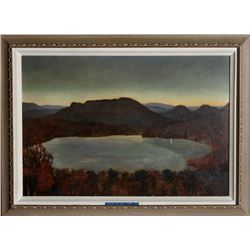 Harry Lane, Stockbridge Bowl, Oil Painting