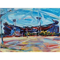 Alfred Sandford, Shea Stadium No. 1, Acrylic Painting