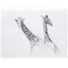 Image 2 : Henry Koehler, Two Giraffes, Pencil Drawing
