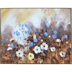 Lee Reynolds, Blue and White Wildflowers, Oil Painting