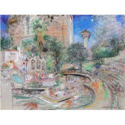 Kamil Kubik, Ballet Folklorico Festival - San Antonio, TX, Pastel Drawing