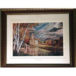 William Dean Fausett, God Shed His Grace on Thee, Offset Lithograph