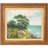 Image 1 : Abraham Rosenthal, Rocky Shoreline, Oil Painting