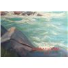 Image 2 : Abraham Rosenthal, Rocky Shoreline, Oil Painting