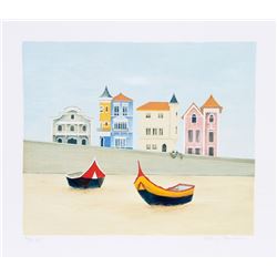 Mary Faulconer, Victorian Houses, Lithograph