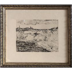 Vincent van Gogh, The Rhone River, Lithograph