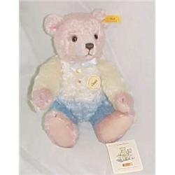 Steiff Classic Teddy Rose/Blue/White 12 12/ in.