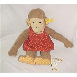 Steiff Golden Brown Monkey 13 1/2 in.
