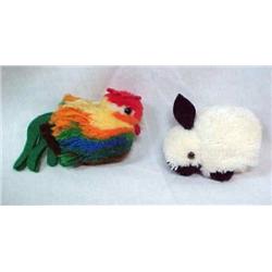 Rabbit & Rooster  3 1/2 in.