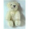 Image 1 : Miniature Jointed White Teddy Bear 2 1/2 in.