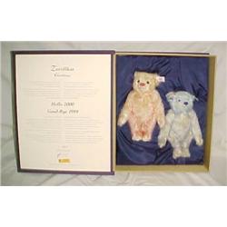 Steiff  Hello Goodbye Teddy Bear Set in Book Case