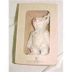 Steiff Club 2001 White Bear  3 1/2 in.