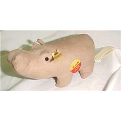 Steiff Knuffi Hippo   5 1/2 in.