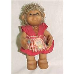 Steiff Mucki Red Dress w/Apron  4 3/4 in.