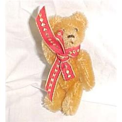 Miniature Mohair Jointed BEar  3 1/2 in.