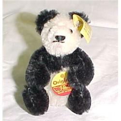 Steiff Panda, Jointed Wired  3 in.