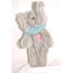 Mohair Elephant Jointed 3 1/2 in.