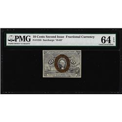 March 3, 1863 10 Cents Second Issue Fractional Currency Note PMG Choice Unc. 64E
