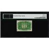 Image 2 : March 3, 1863 10 Cents Second Issue Fractional Currency Note PMG Choice Unc. 64E