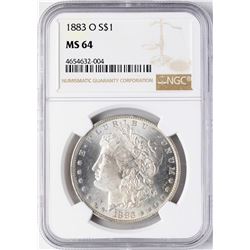 1883-O $1 Morgan Silver Dollar Coin NGC MS64