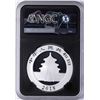 Image 2 : 2018 China Panda Silver Coin NGC MS70 Early Releases Black Core