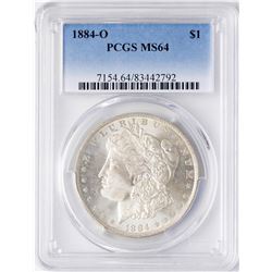 1884-O $1 Morgan Silver Dollar Coin PCGS MS64