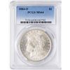 Image 1 : 1884-O $1 Morgan Silver Dollar Coin PCGS MS64